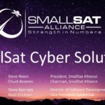 the logo for smallsat cyber solutions