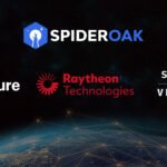 the logos for spideroak, raytheon, stellar venture and stellar venture