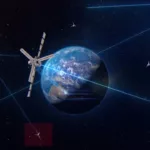 an artist's rendering of a satellite system in space