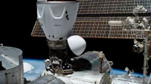 A SpaceX Crew Dragon spacecraft docked to the International Space Station during Axiom Space's Ax-2 private astronaut mission in May 2023. Credit: NASA